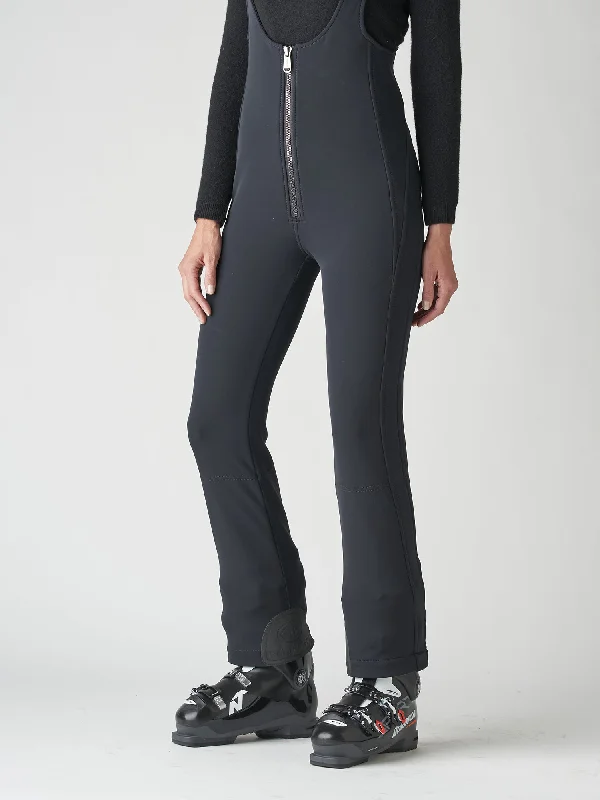 Phoebe Bib Stretch Ski Pant Trendy Tapered Pants