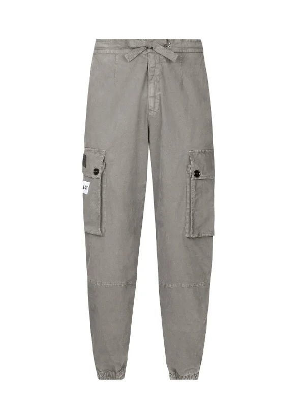 Dolce & Gabbana wide-leg cotton cargo pants Slim Fit Casual Pants