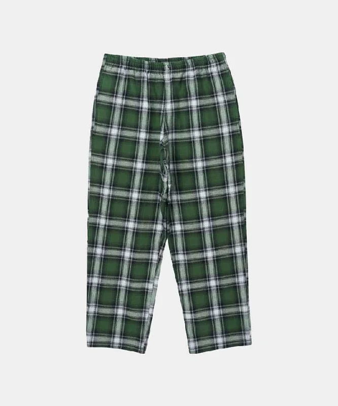 Swell Flannel Checkered Pant Comfortable Wide-Leg Pants