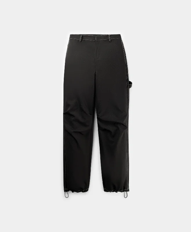 Obsidian Black Gianna Cargo Pants Comfortable Maternity Pants