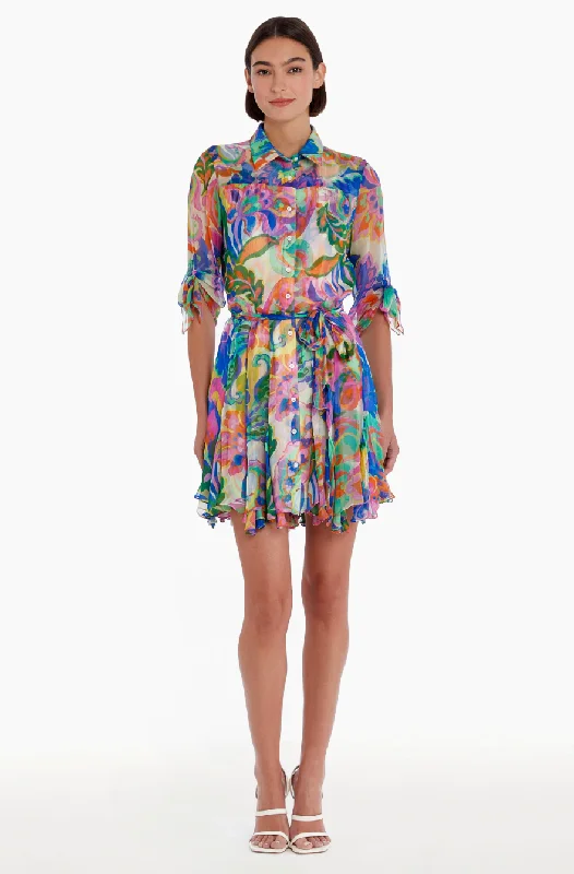 Savannah Dress - Fleetwood Print