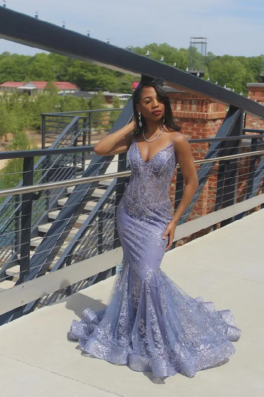 Long Mermaid Black Girl Prom Dresses cc493