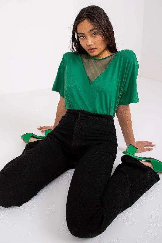Blouse Fancy Ruched Sleeve Blouse