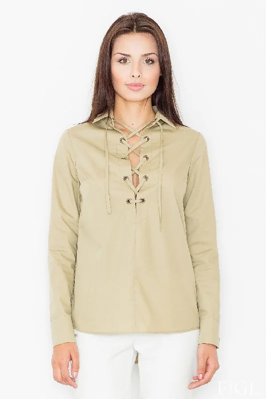 Blouse Figl Asymmetric Hem Blouse