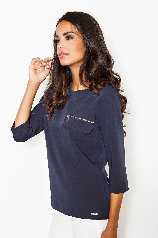 Blouse Figl Oversized Silk Blouse
