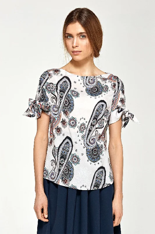 Blouse Nife Feminine Tie Blouse