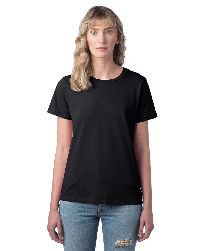 Alternative Ladies Her Go-To T-Shirt | Black Plaid T-Shirt Polka Dot Checkered