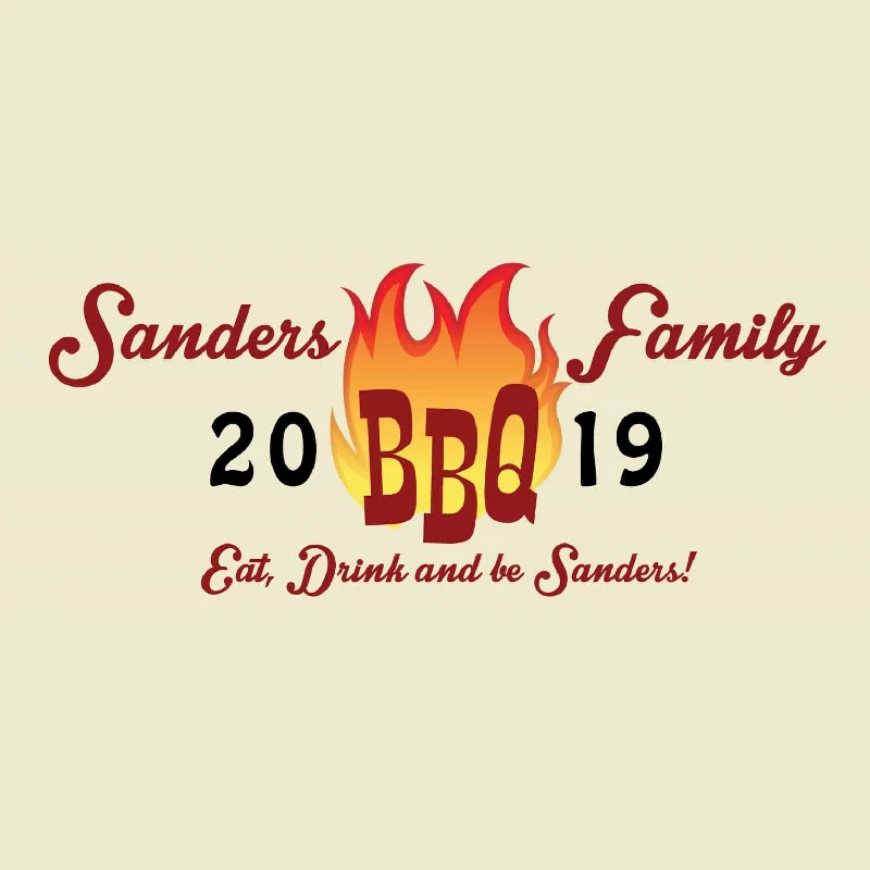 Hot BBQ Family Reunion T-Shirt Design RMC-9 Thin T-Shirt Open Front Quick Dry