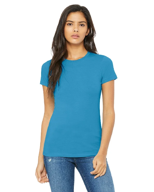 Bella+Canvas Ladies Favorite T-Shirt | Aqua Fitted T-Shirt Seamless Stretchy