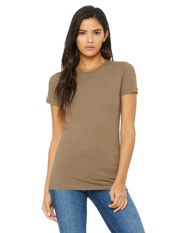 Bella+Canvas Ladies Favorite T-Shirt | Pebble Ribbed T-Shirt High Neck Heavyweight