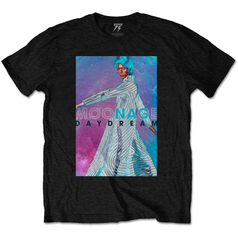 David Bowie | Official Band T-Shirt | Moonage Space Thin T-Shirt Open Front Quick Dry David Bowie | Official Band T-Shirt | Moonage Space Thin T-Shirt Open Front Quick Dry