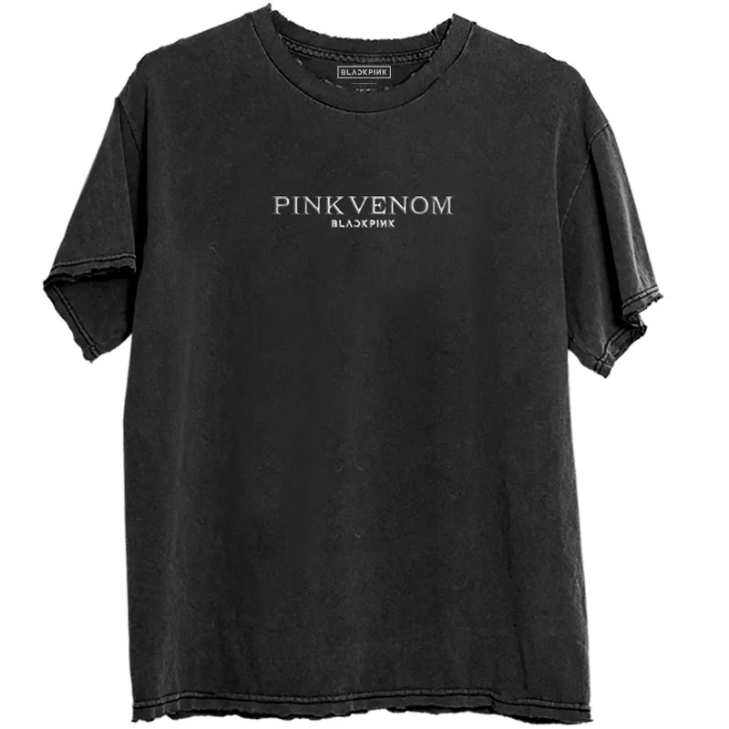 BlackPink | Official Band T-Shirt | Pink Venom (Back Print) Beaded Sequined Faux Fur BlackPink | Official Band T-Shirt | Pink Venom (Back Print) Beaded Sequined Faux Fur