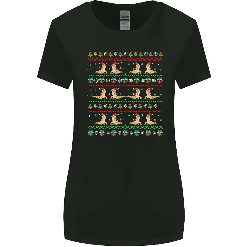 Christmas Bearded Dragon Xmas Reptile Womens Wider Cut T-Shirt Lace Blend Ribbed Blend Corduroy Blend Christmas Bearded Dragon Xmas Reptile Womens Wider Cut T-Shirt Lace Blend Ribbed Blend Corduroy Blend