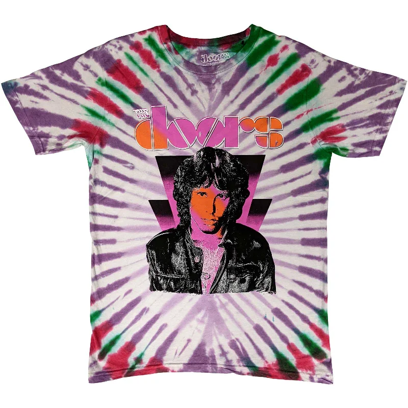 The Doors | Official Band T-Shirt | Jim Beams (Wash Collection) Plaid T-Shirt Polka Dot Checkered The Doors | Official Band T-Shirt | Jim Beams (Wash Collection) Plaid T-Shirt Polka Dot Checkered