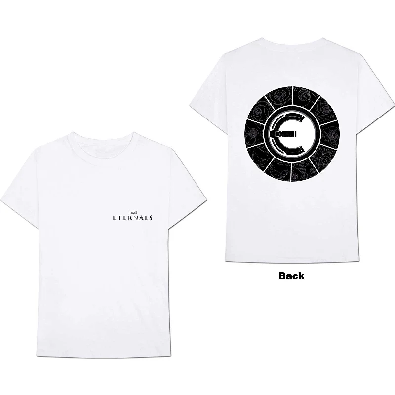 Marvel Comics | Official Band T-Shirt | Eternals Sundial (Back Print) Cozy Warm Stylish Marvel Comics | Official Band T-Shirt | Eternals Sundial (Back Print) Cozy Warm Stylish