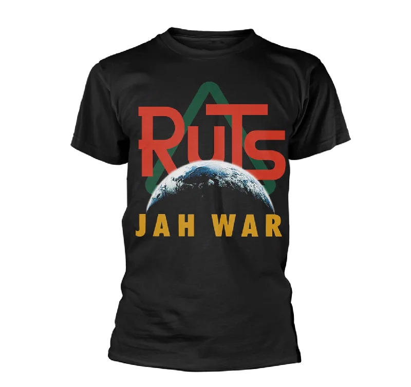 The Ruts Unisex T-shirt: Jah War Boxy Fit Fitted Loose