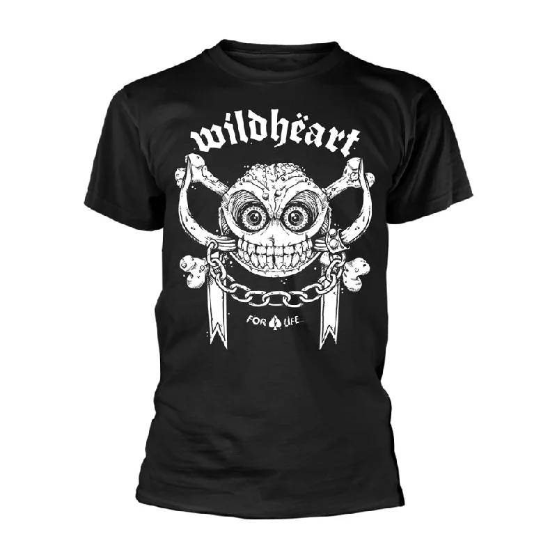 The Wildhearts Unisex T-shirt: For Life Collared T-Shirt Boat Neck A-Line