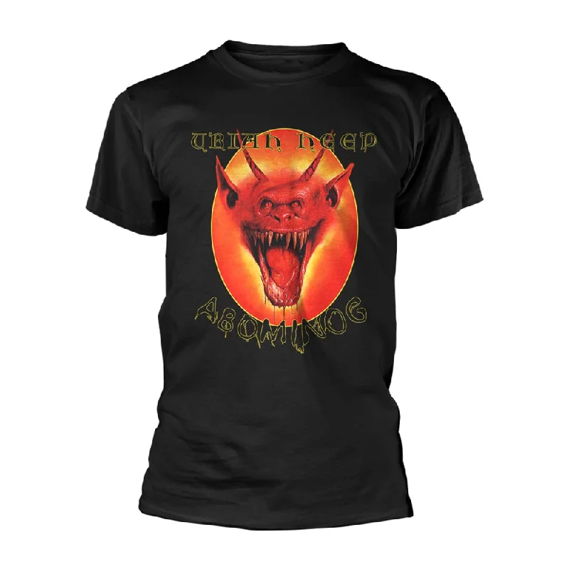 Uriah Heep Unisex T-shirt: Abominog Zippered Buttoned Snapped