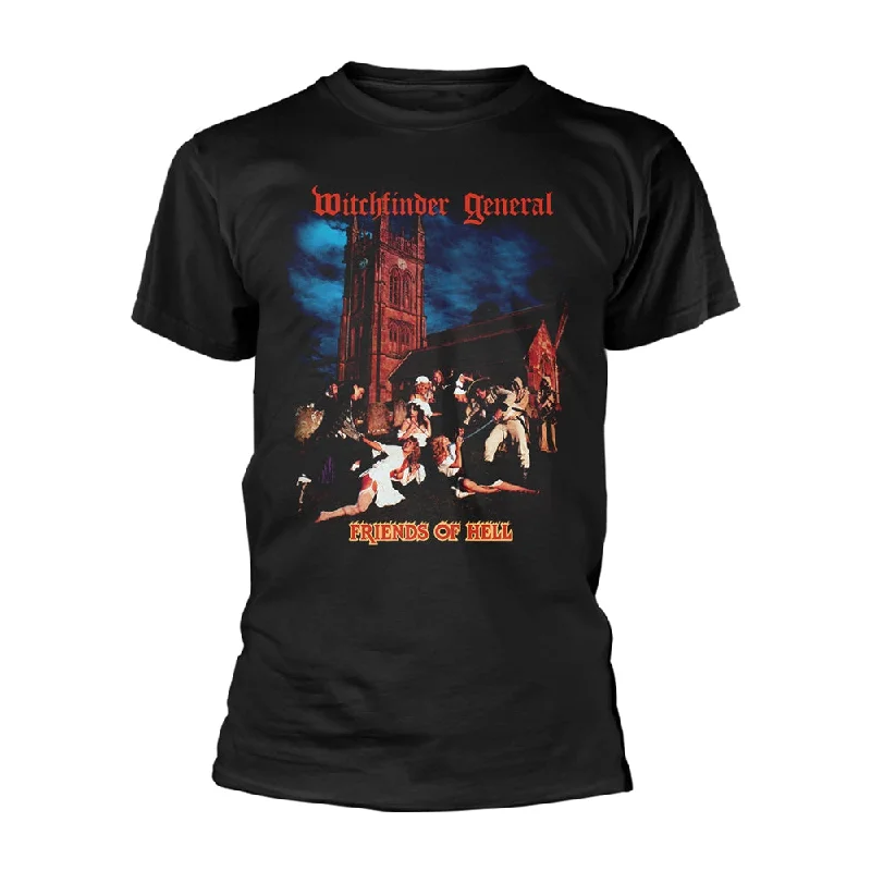 Witchfinder General Unisex T-shirt: Friends Of Hell Anti-Pilling Machine Wash Handmade Witchfinder General Unisex T-shirt: Friends Of Hell Anti-Pilling Machine Wash Handmade