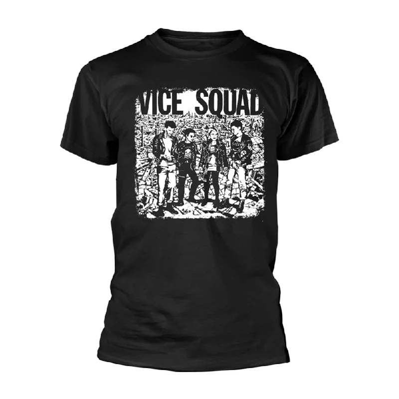 Vice Squad Unisex T-shirt: Last Rockers Hooded Caped Shawl Collar