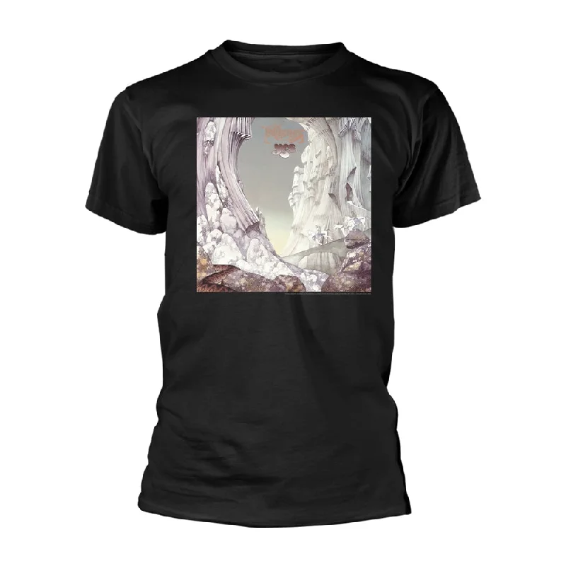 Yes | Official Band T-Shirt | Relayer Graphic T-Shirt Round Neck Polyester