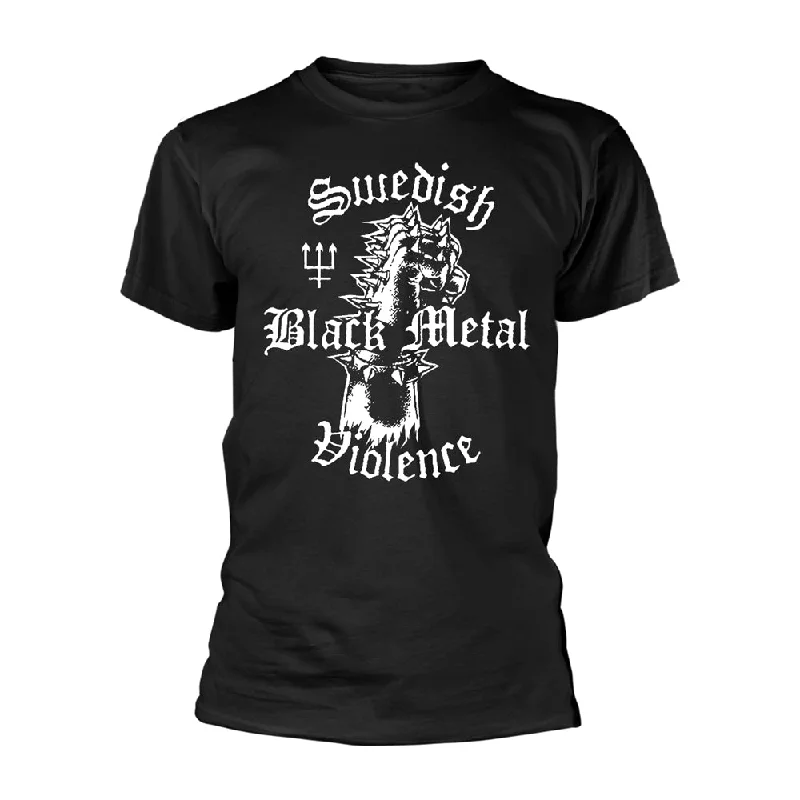 Watain Unisex T-shirt: Nuclear Alchemy Houndstooth Herringbone Solid