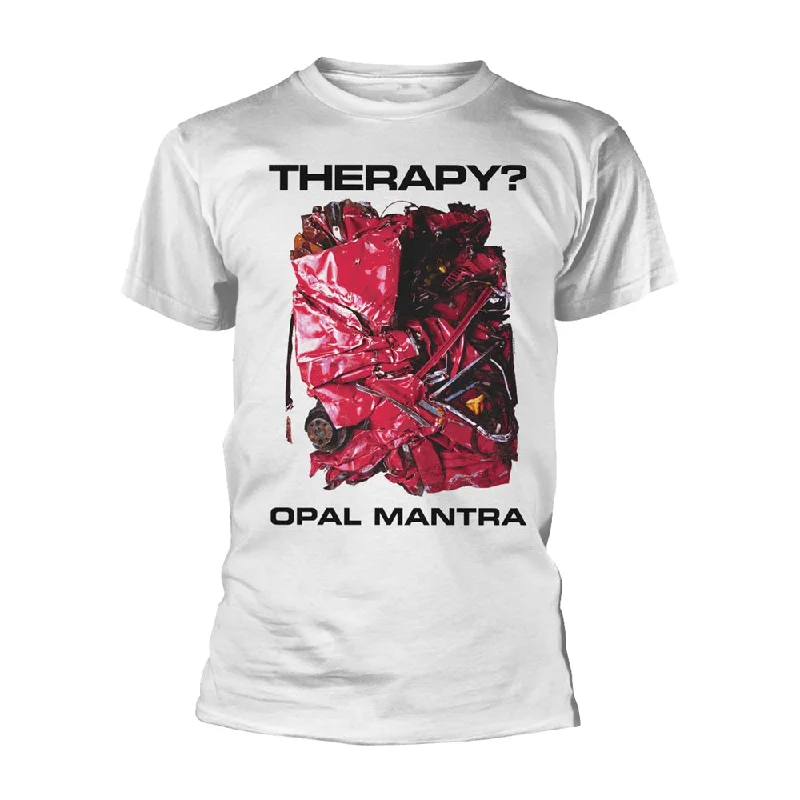 Therapy? Unisex T-shirt: Opal Mantra Notch Collar Peter Pan Collar Cowl Neck