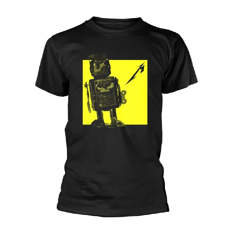 Metallica | Official Band T-Shirt | Burnt Robot (Back Print) Elasticated Padded Insulated Metallica | Official Band T-Shirt | Burnt Robot (Back Print) Elasticated Padded Insulated