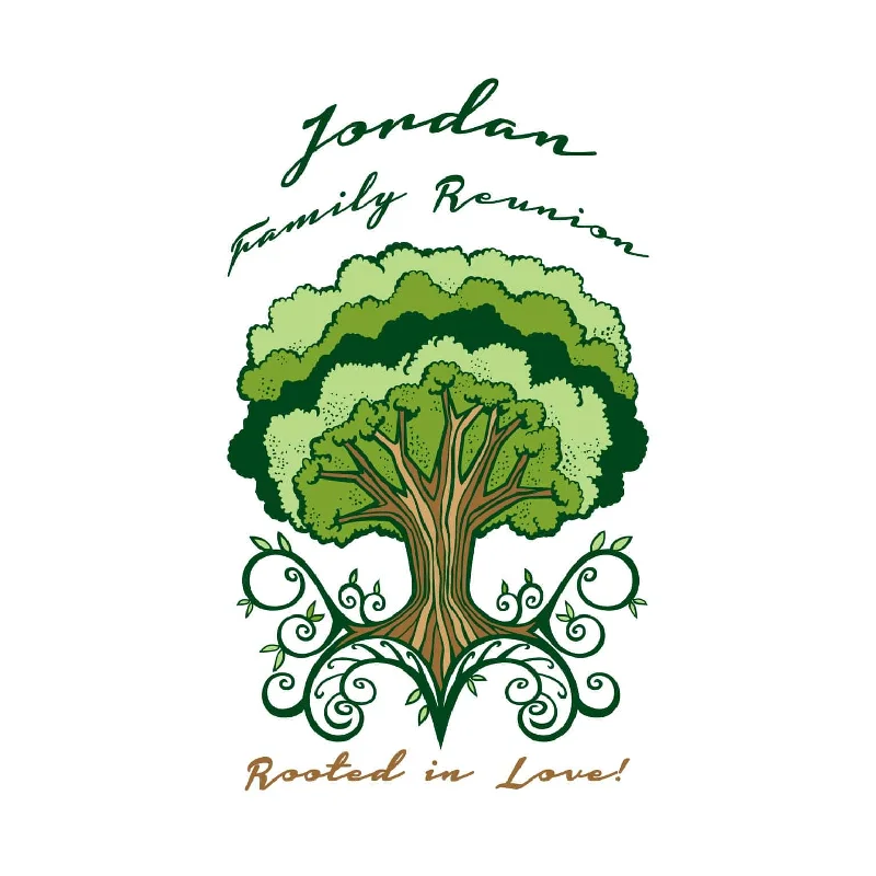 Rooted In Love Family Reunion T-Shirt Design RMC-7 Houndstooth Herringbone Solid
