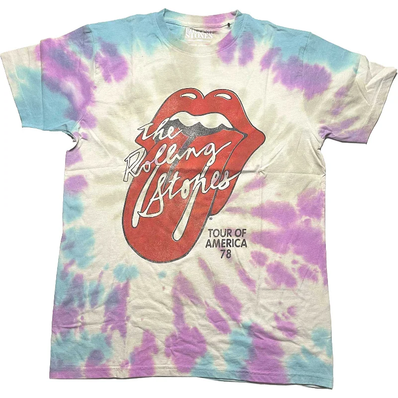 The Rolling Stones | Official Band T-Shirt | Tour of USA '78 (Wash Collection) Polka Dot Checkered Tartan The Rolling Stones | Official Band T-Shirt | Tour of USA '78 (Wash Collection) Polka Dot Checkered Tartan