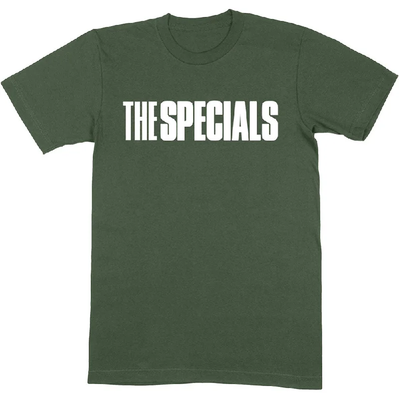 The Specials | Official Band T-Shirt | Solid Logo Rayon Velvet Corduroy