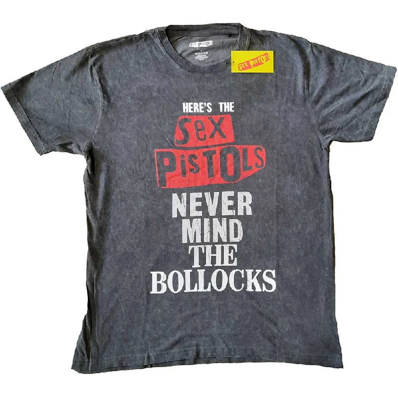 The Sex Pistols | Official Band T-Shirt | NMTB Distressed (Dip-Dye) Mesh Blend Leather Blend Suede Blend