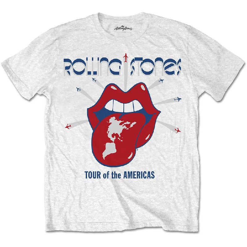 The Rolling Stones | Official Band T-Shirt | Tour of the Americas Terry Blend Velvet Blend Canvas Blend