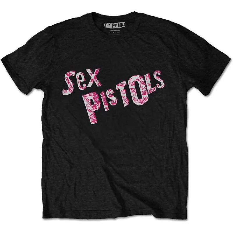The Sex Pistols | Official Band T-Shirt | Multi-Logo Fashionable Trendy Casual