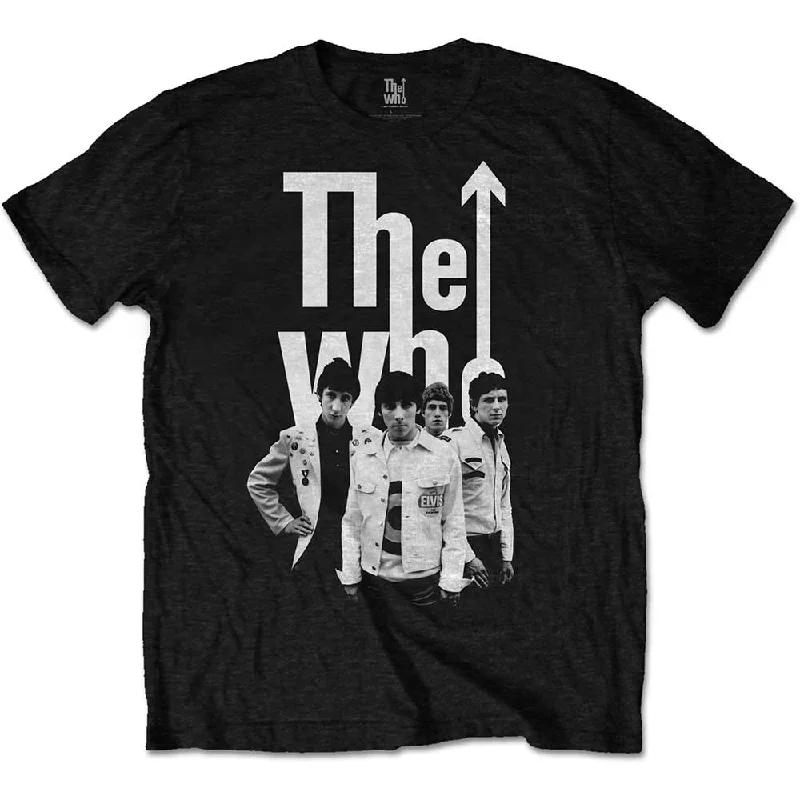 The Who | Official Band T-Shirt | Elvis for Everyone Hooded Caped Shawl Collar