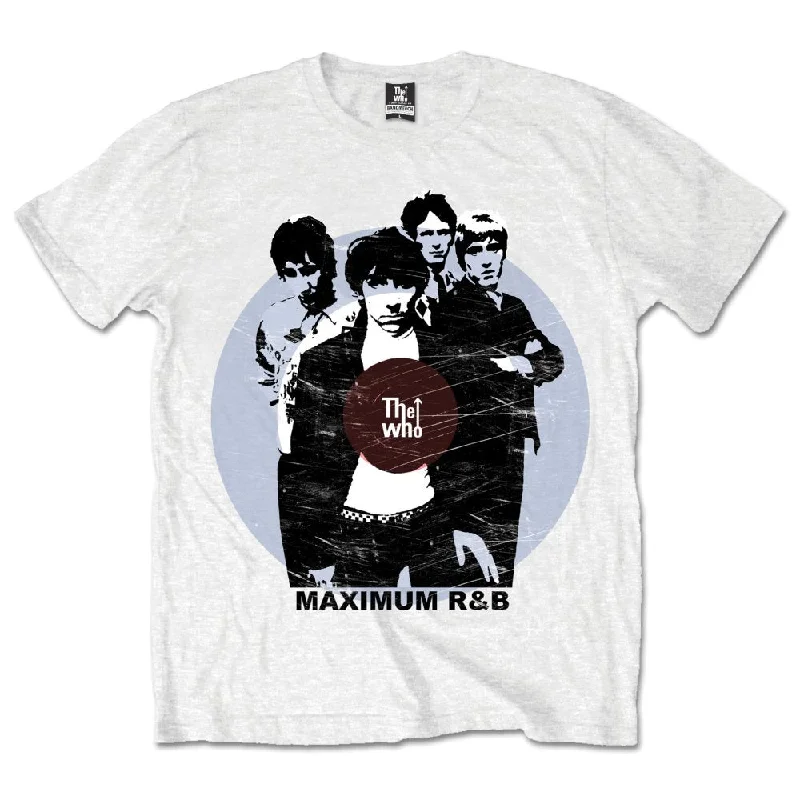 The Who | Official Band T-Shirt | Maximum Rhythm & Blues Mesh Canvas Denim