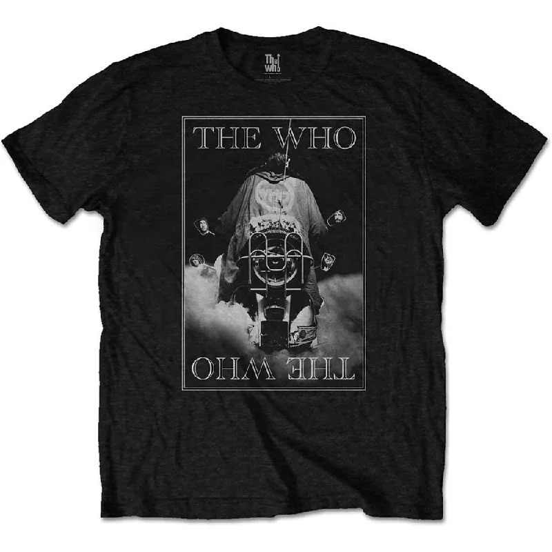 The Who | Official Band T-Shirt | Quadrophenia Classic Collared T-Shirt Boat Neck A-Line The Who | Official Band T-Shirt | Quadrophenia Classic Collared T-Shirt Boat Neck A-Line