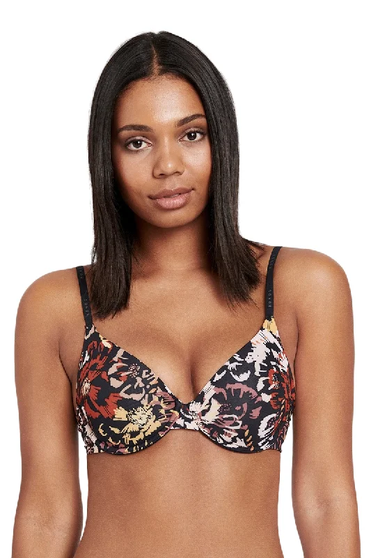 Bonds Invisi Underwire T-Shirt Bra Print Jacquard Patchwork