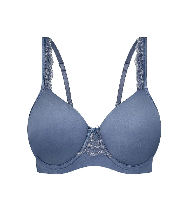 GORGEOUS SILHOUETTE T-SHIRT BRA Spandex Blend Rayon Blend Denim Blend