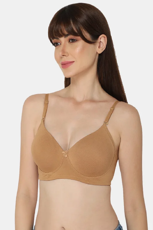 Medium Coverage Non-Wired Intimacy Everyday T-Shirt Padded Bra - UC02 Houndstooth Herringbone Solid