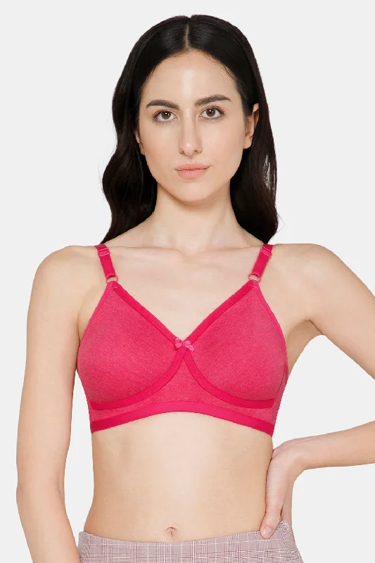 Naidu Hall Everyday T-Shirt Bra - Classi Ribbed T-Shirt High Neck Heavyweight