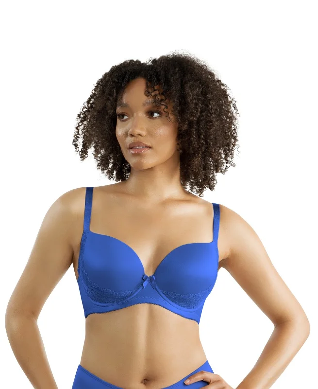 Casey Plunge Molded T-Shirt Bra Nautical Blue- 2801 Casual Formal Business