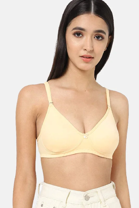 Fashionable all-rounder Non-Padded Intimacy T-Shirt Bra - ES06 Nylon Fabric Polyester Fabric Spandex Fabric