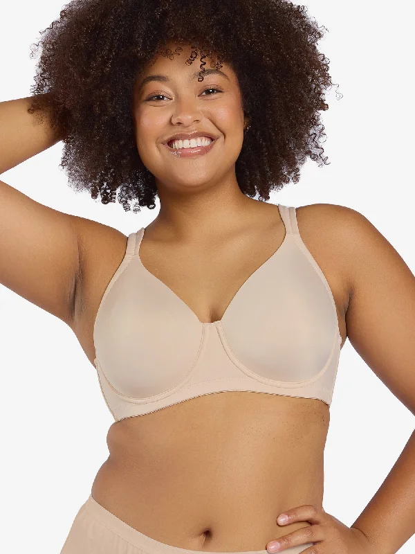 The Brigitte Full Coverage - Padded Wirefree T-Shirt Bra Casual Formal Business