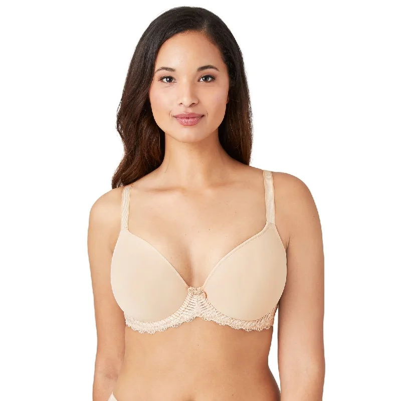 La Femme Underwire T-Shirt Bra- 853117 Zippered Front Buttoned Front Snap Front