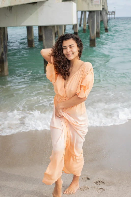 Bowie Maxi Dress Elegant Maxi Dress with Slit