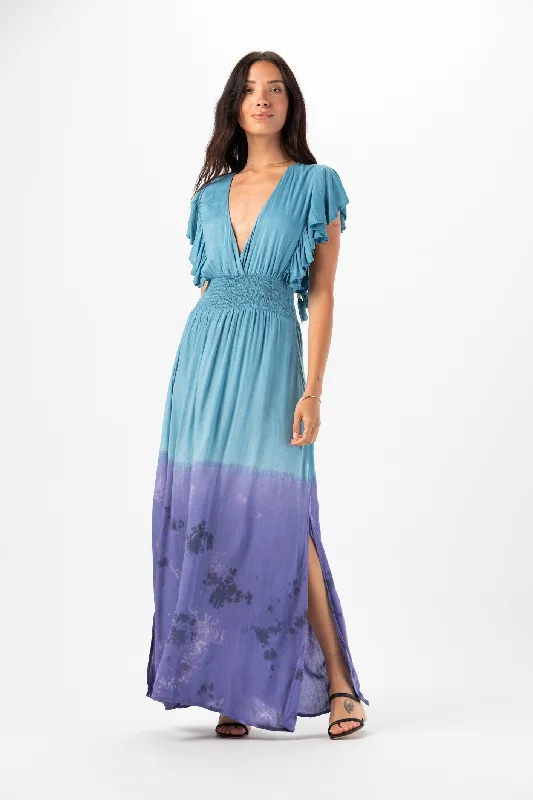 Dahlia Maxi Dress Fashionable Chiffon Tiered Maxi Dress
