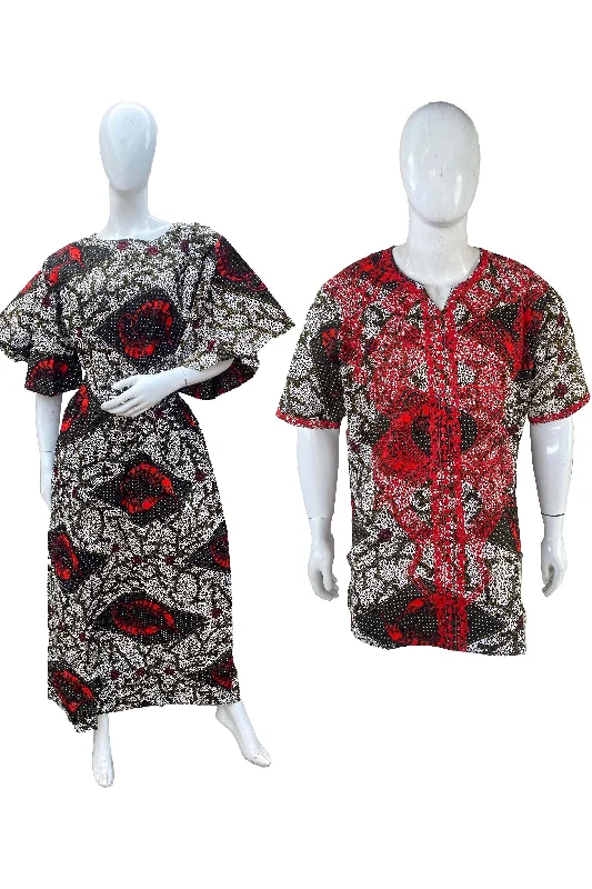 Long Maxi Dress Bell Sleeves & African Embroidered Dashiki Shirt(Pack of 2 pcs) Fashionable Asymmetrical Maxi Dress Long Maxi Dress Bell Sleeves & African Embroidered Dashiki Shirt(Pack of 2 pcs) Fashionable Asymmetrical Maxi Dress