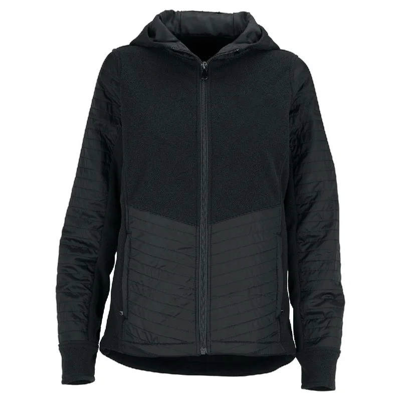Vantage Women's Black Yukon Jacket Chenille Fabric Brocade Fabric Lace Fabric