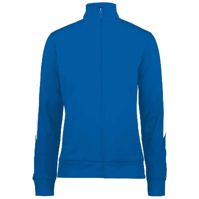 Augusta Women's Royal/White Medalist Jacket 2.0 Ribbed Jacket Pleated Jacket Ruffled Jacket Augusta Women's Royal/White Medalist Jacket 2.0 Ribbed Jacket Pleated Jacket Ruffled Jacket